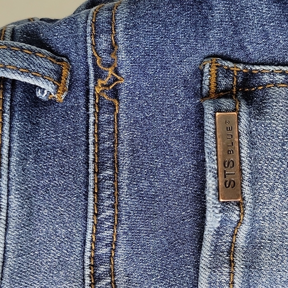 STS Blue Distressed Emma Ankle Skinny Jeans SZ 25 - Picture 2 of 16